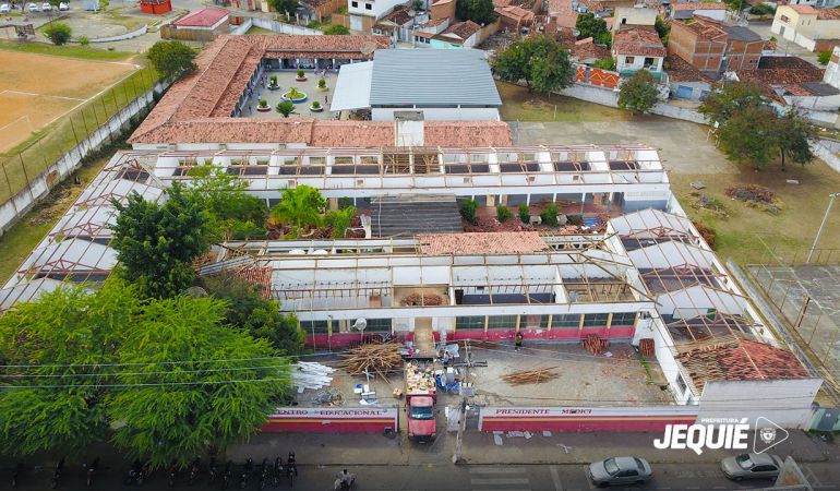 Prefeitura de Jequié reforça investimentos na Educação e inicia reforma e ampliação do Centro Educacional Presidente Médici